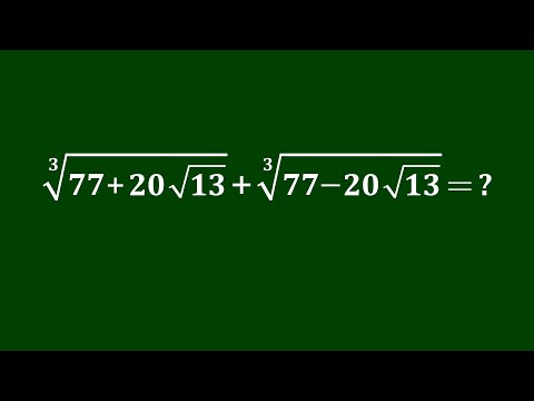 Видео: Хорошая задача по алгебре | Математическая олимпиада | Как это решить?