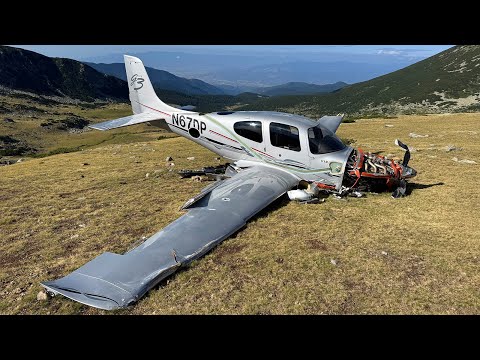 Видео: Катастрофиралият самолет в Пирин / The plane that crashed in Pirin mountain, Bulgaria