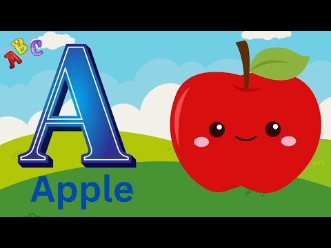 Видео: *Фонестическая песня с ДВУМЯ словами - A for Apple - Песни про алфавит со звуками для детей