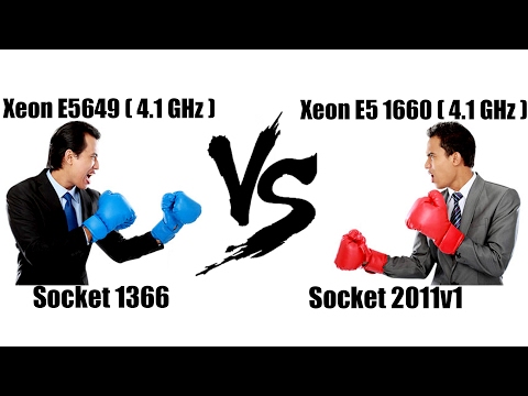 Видео: Xeon E5 1660 (Socket 2011v1) vs Xeon E5649(Socket 1366), тест в приложениях и играх