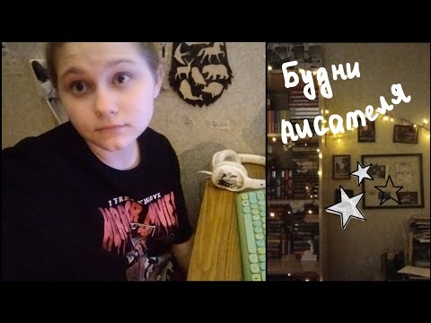 Видео: Будни писателя 🖋️ || Видеодневник ep.1|| Катрина Кюрей