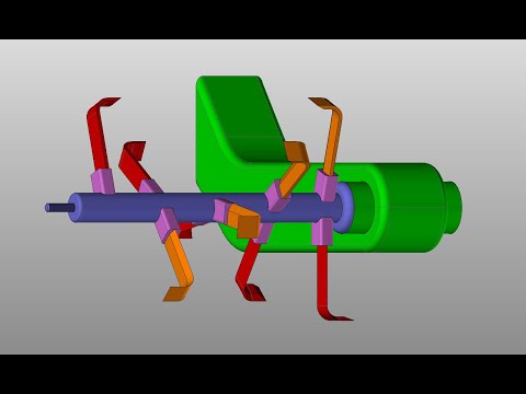 Видео: Рассчитал и переварил расположение ножей на активной фрезе к дизельному мотоблоку.
