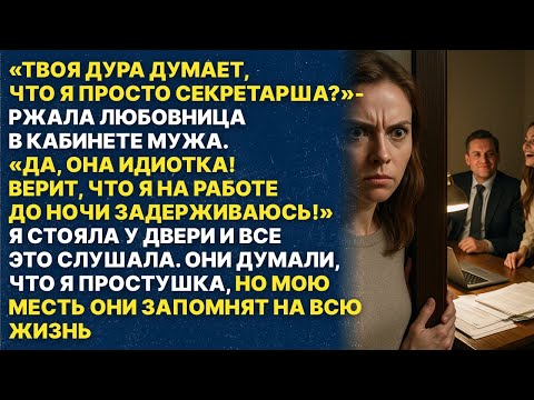 Видео: Я услышала как мой муж и его любовница смеялись с меня! Но то как я их проучила...