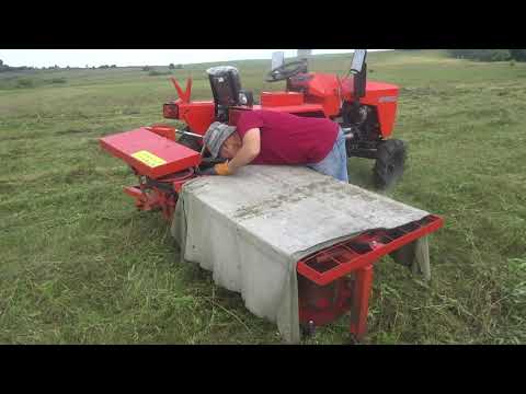 Видео: ч1. Сенокос 2020 Косим ягодную поляну. Уралец. Роторная косилка Н17. Природа