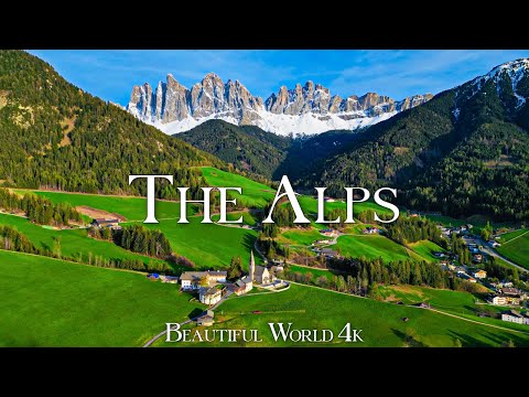 Видео: Alps 4K - живописный релаксационный фильм со спокойной фортепианной музыкой от Beautiful World 4K