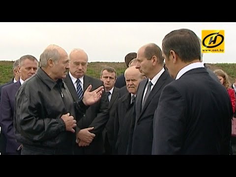 Видео: Лукашенко остался недоволен темпами строительства второй кольцевой автодороги вокруг Минска