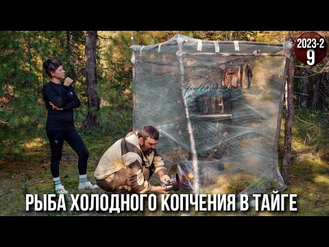 Видео: Жизнь семьи в глухой тайге Приполярного Урала. Горная река. Рыба холодного копчения. Банный день. 9с