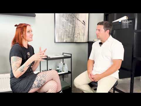 Видео: Как переехать в Германию тату-артисту: интервью с тату-мастером Дарьей и Blue Card Agency 🇩🇪