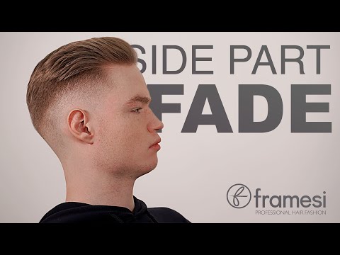 Видео: SIDE PART HAIRCUT / FADE Чоловіча стрижка / Framesi