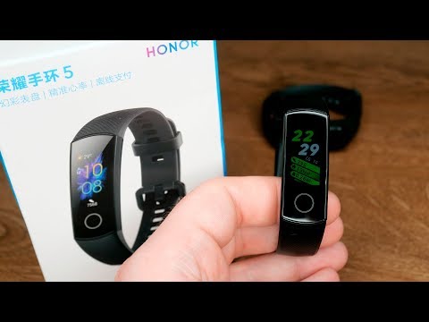 Видео: Распаковка Honor Band 5 - первое знакомство с умным браслетом
