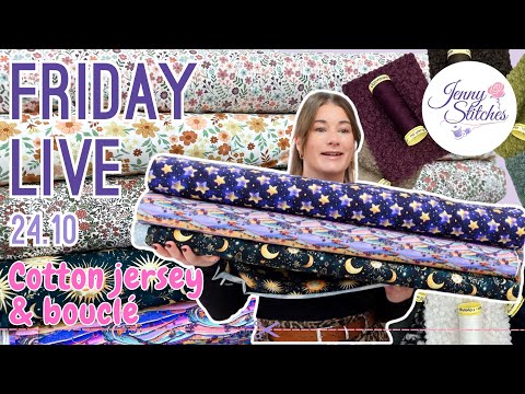 Видео: Friday Live | 24 октября | НОВИНКА из хлопкового джерси и букле уже в продаже!