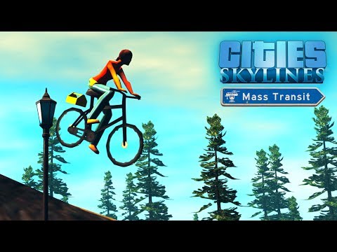 Видео: Cities Skylines Mass Transit - Город на холмах! #2