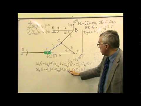 Видео: Задача о муфте. Сложное движение точки