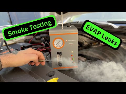 Видео: Дымовая машина Foxwell ST203: поиск утечки в системе улавливания паров топлива (EVAP) на Sierra