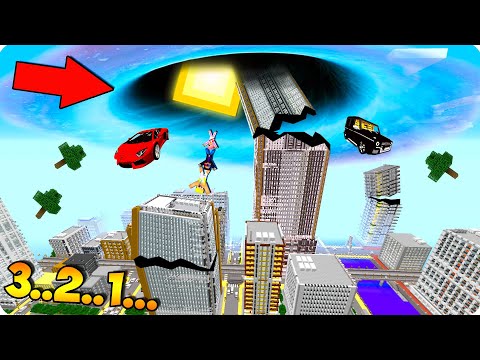 Видео: 🌌ЧЕРНАЯ ДЫРА ПРОТИВ ШЕДИ НУБИК И ДЕВУШКА ВЫЖИЛИ В ГОРОДЕ ПЕРЕЖИЛИ В МАЙНКРАФТ ТРОЛЛИНГ MINECRAFT