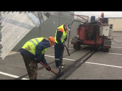 Видео: Санация трещин Пулково