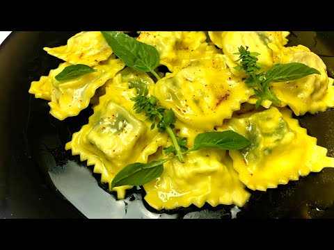 Видео: Как приготовить равиоли очень быстро, Мега вкус 👍👍.        #домавместе #равиоли