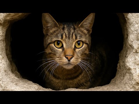 Видео: Полосатый кот сидел в стене сарая. "Барсик?" прошептала женщина. Но это было невозможно, ты погиб...