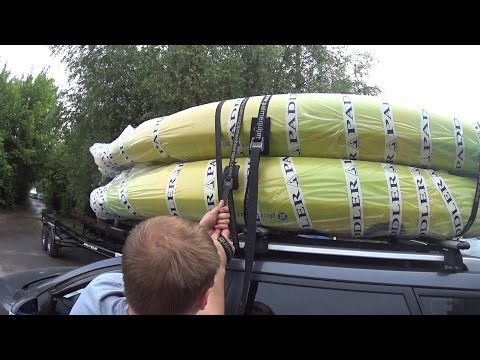 Видео: Транспортировка каяков на авто.