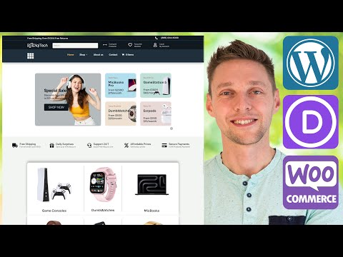 Видео: Как создать сайт электронной коммерции (2024) Divi и WooCommerce
