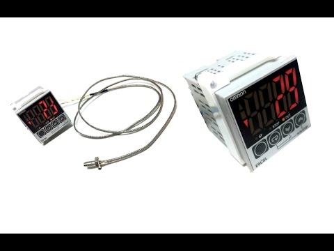 Видео: E5CSL-QTC AC100240  Регулятор температуры @ цифровой регулятор температуры @ термопара к типа