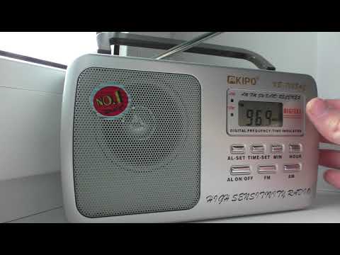 Видео: Радиоприёмник KIPO KB-7088AC