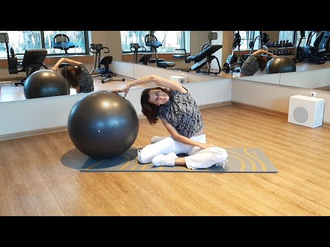 Видео: Комплекс упражнений с фитболом