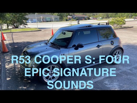Видео: 4 фирменных звука R53 Cooper