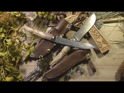 Видео: Кельтские ножи из подшипника