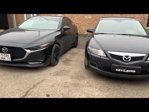 Видео: Mazda 6 GG замена галогеновых линз на светодиодные Technik Division 3" 6000K