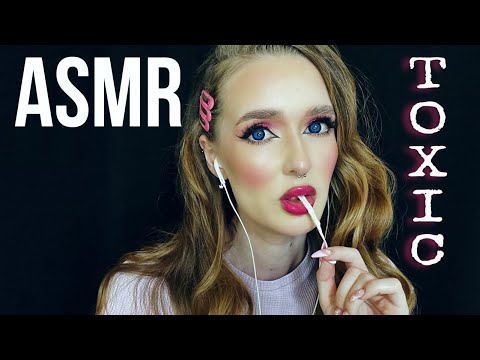 Видео: АСМР ТОКСИЧНАЯ ОДНОКЛАССНИЦА накрасит тебя ☢️😈/ASMR Toxic Girl 💄