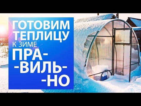 Видео: КАК ПОДГОТОВИТЬ ТЕПЛИЦУ К ЗИМЕ?