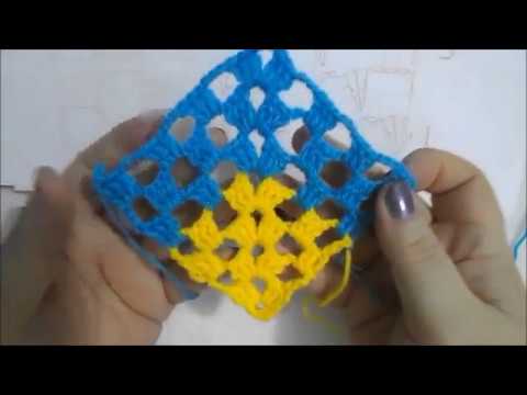 Видео: БАБУШКИН КВАДРАТ ОТ УГЛА. САМАЯ ПРОСТАЯ СХЕМА. МАСТЕР КЛАСС.