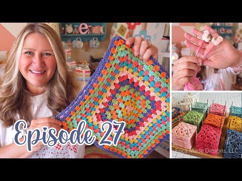 Видео: Подкаст Эрики «Рукоделие», выпуск 27 (Квилтинг, вязание крючком, ткань и вышивка крестиком!)