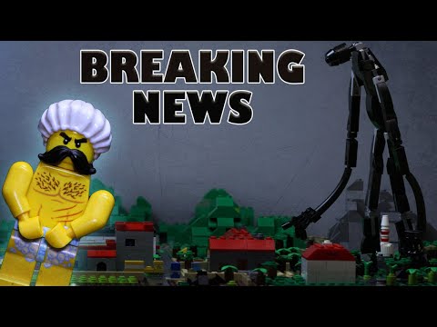 Видео: LEGO мультфильм СРОЧНЫЕ НОВОСТИ/ BREAKING NEWS stop motion