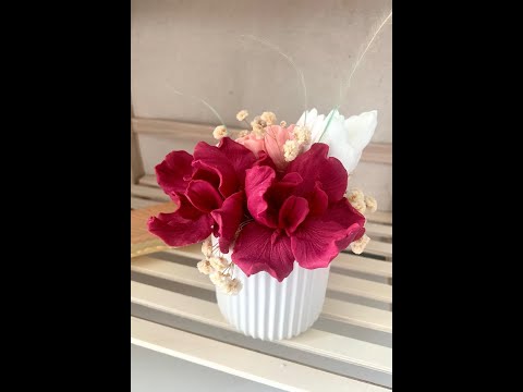 Видео: Сборка букета из мыльных цветов. Разбор материалов. Открытый урок.