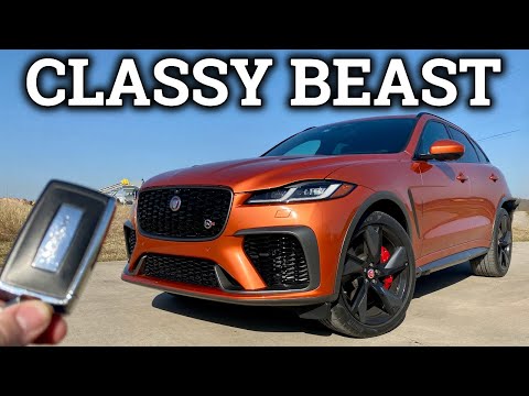 Видео: Потрясающий внедорожник V8 | Обзор Jaguar F-PACE SVR