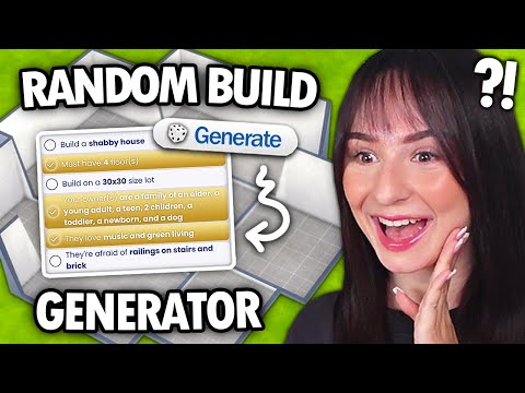 Видео: Я попробовал выполнить задание «СЛУЧАЙНЫЙ ГЕНЕРАТОР ПОСТРОЕК» в The Sims 4!