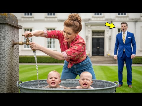 Видео: Отец был шокирован, увидев, как его новая жена купает близнецов в ледяной воде!