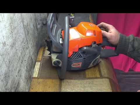 Видео: Бензопила Олео - Мак  GS35c Частина №2  / Збірка / Запуск.