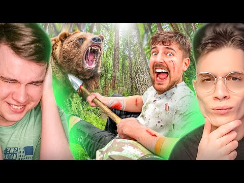 Видео: MRBEAST ПЛАТИТ $10,000 ЗА КАЖДЫЙ ДЕНЬ В ЛЕСУ?! Реакция Алекс Фокс