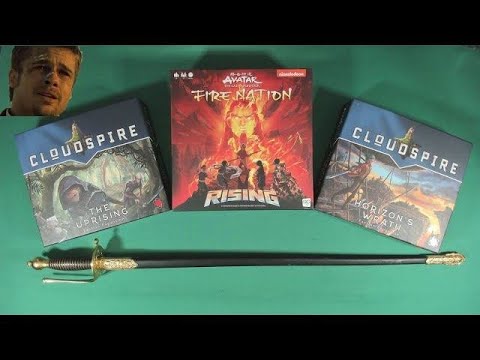 Видео: Распаковка Avatar The Last Airbender Fire Nation Rising допы к Cloudspire