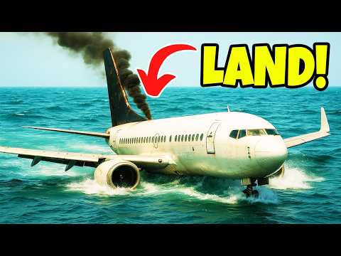 Видео: САМЫЕ РЕАЛИСТИЧНЫЕ ПОСАДКИ САМОЛЁТОВ НА ВОДУ! | Besiege Crash Physics