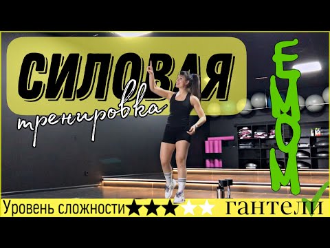 Видео: Силовая тренировка с гантелями с разминкой и растяжкой | sindirina1