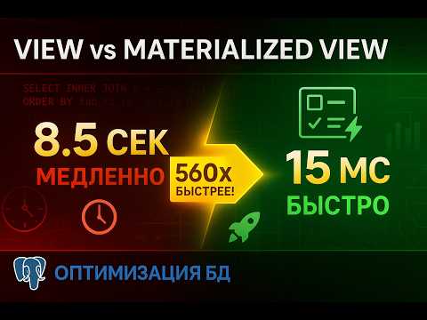 Видео: View vs Materialized View: полное руководство