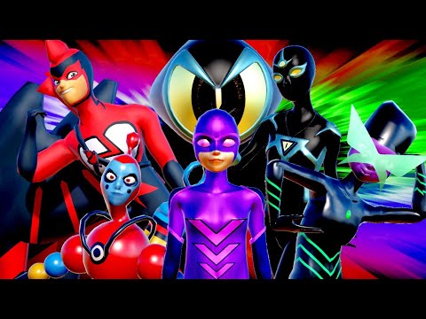 Видео: Леди Баг и Супер-Кот | Akumatized boys + GROUP TRANSFORMATION | Miraculous Ladybug |