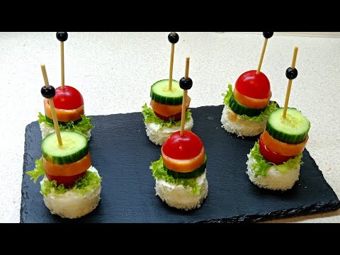 Видео: ЗАКУСКА НА ШПАЖКАХ - ЛЕГКО, БЫСТРО и ЭФФЕКТНО!