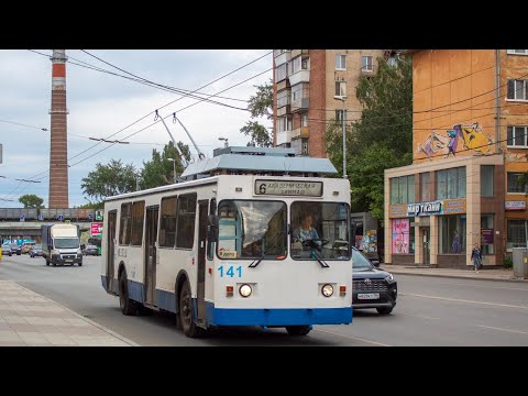 Видео: Троллейбус ЗиУ-682 КР Иваново|номер 141|маршрут 9|город Екатеринбург