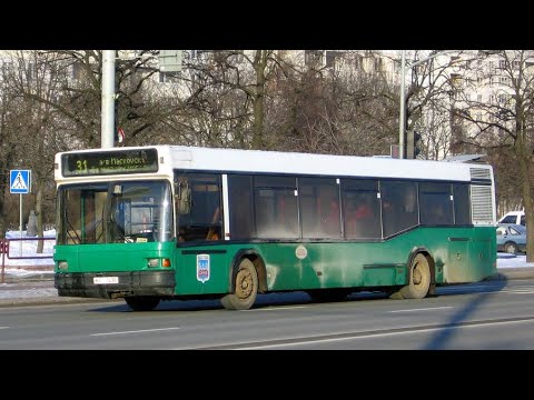 Видео: ИНФОРМАТОР автобусного маршрута №31 г. Минска (Данченко + Крапиневич)