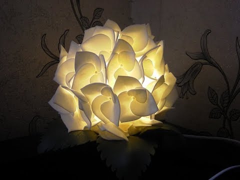 Видео: DIY МК Светильник Гортензия из изолона DIY MK Lamp hydrangea from izolona